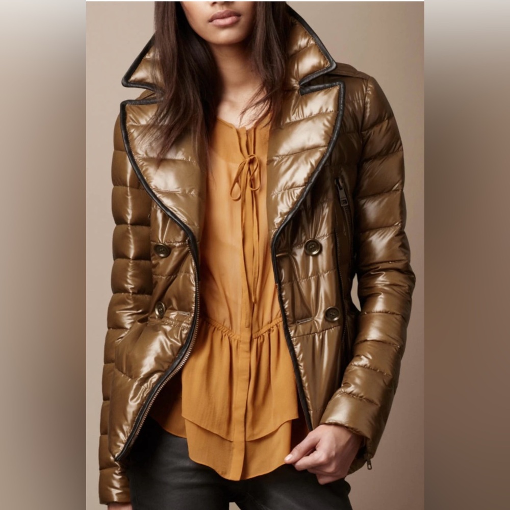 Burberry Brit double breasted puffer jacket size S